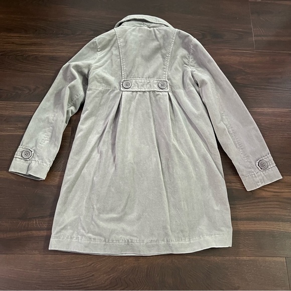 Mini Boden Gray Kids Girls Pea Coat Size 9-10 - Picture 11 of 13